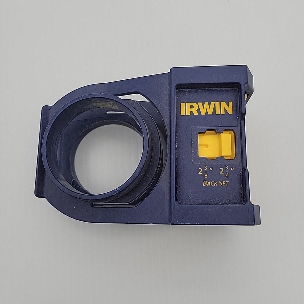 Irwin Door Lock Installation Kit Guide 2 3/8" 2 3/4" Back Set Blue Plastic Tool